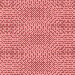 Brewster Eebe Red Floral Geometric Wallpaper
