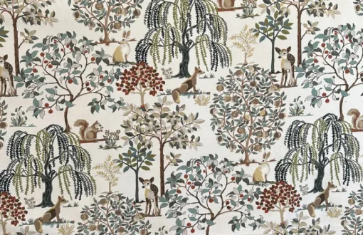 Stock/SMC Enchanted Forest Eucalyptus Swavelle Mill Creek Fabric