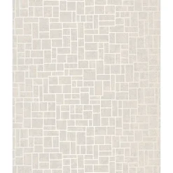 Brewster Evolve Etude Light Grey Geometric Wallpaper