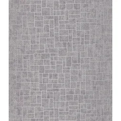 Brewster Evolve Etude Purple Geometric Wallpaper