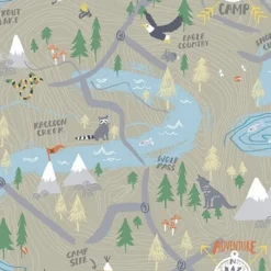 Seabrook FA41906 Campground Wallpaper