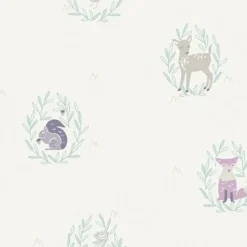 Seabrook FA41109 Furry Friends Wallpaper