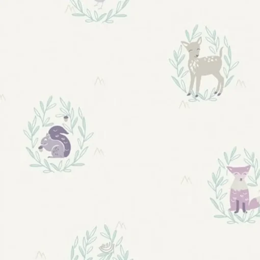 Seabrook FA41109 Furry Friends Wallpaper
