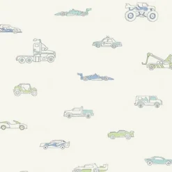 Seabrook FA40302 Traffic Jam Wallpaper