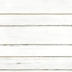 York FH4006 White Shiplap Planks Wallpaper