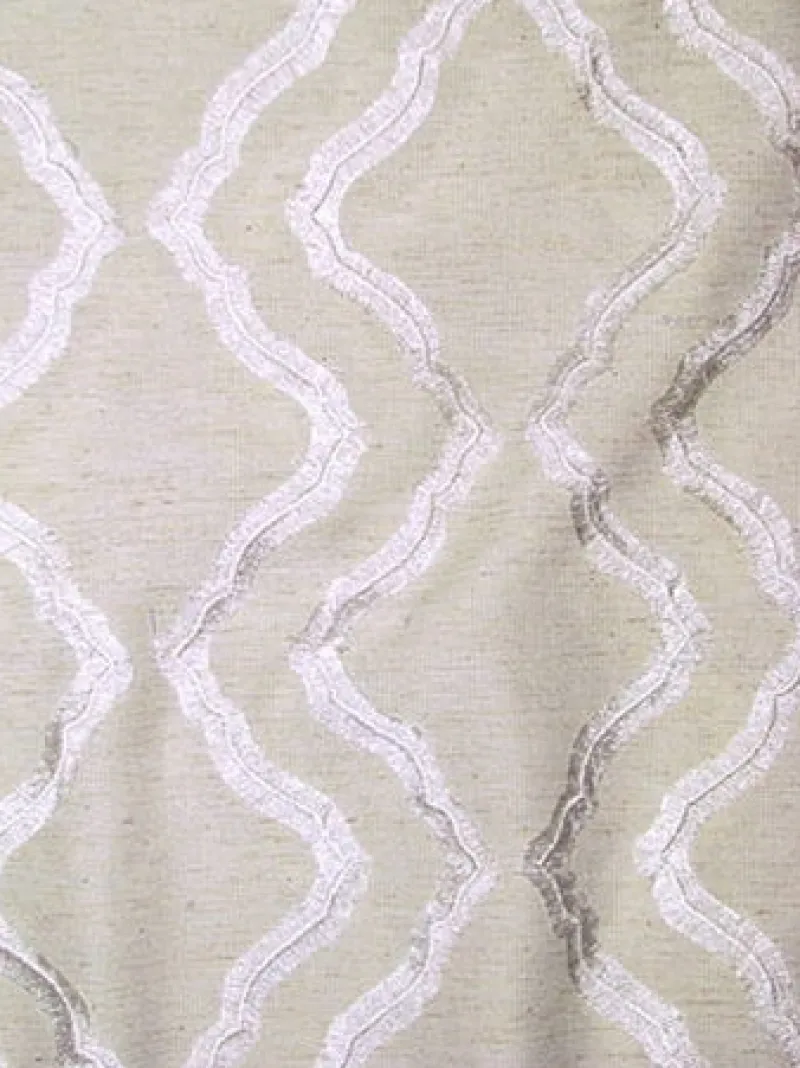 Covington Fil Coupe 130 White Fabric
