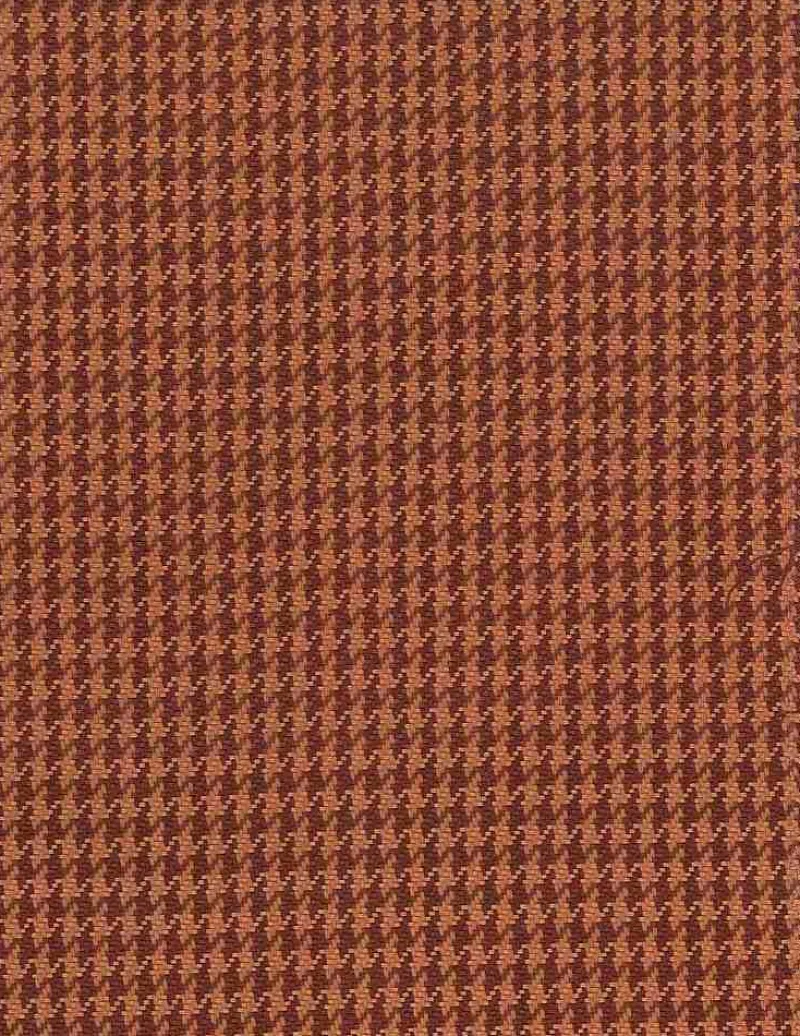 Laura Kiran Fine Houndstooth Tomato Fabric