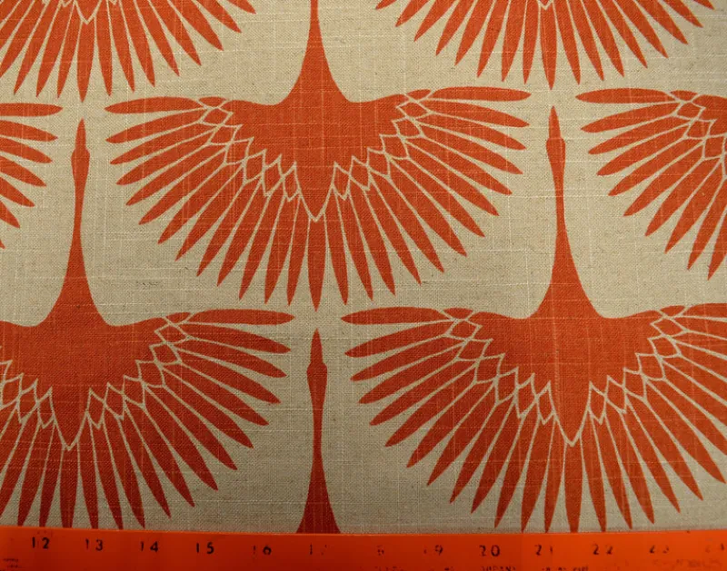 Stock/PKaufmann_inc/PKL Flock Circa Tigerlily Waverly Fabric