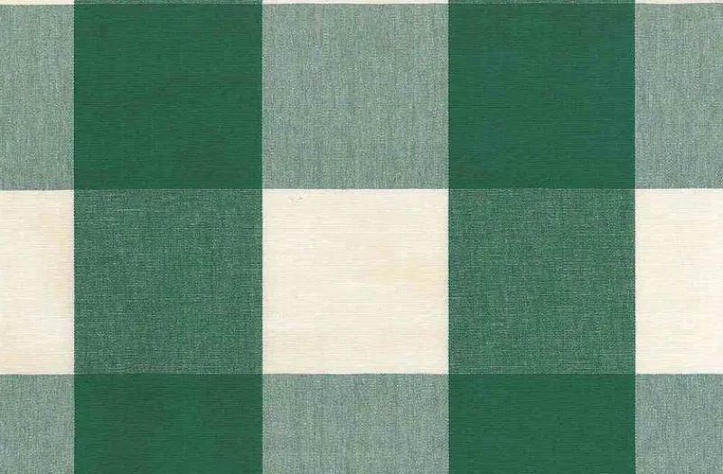Laura Kiran Four Inch Check 3170 Kelly Green Fabric
