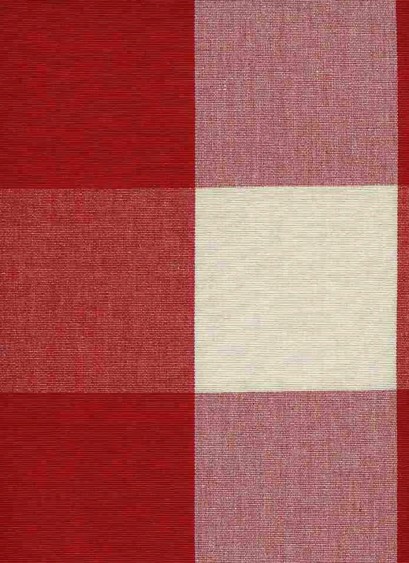 Laura Kiran Four Inch Check 3170 Red Fabric