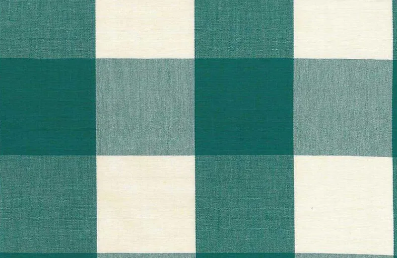 Laura Kiran Four Inch Check 3163 Turquoise Fabric