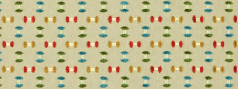 Covington Frayed 78 Confetti Fabric