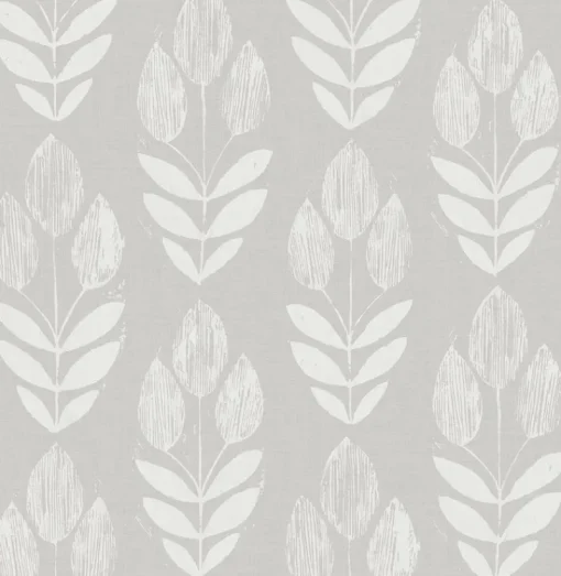 Brewster Garland Dove Block Tulip Wallpaper
