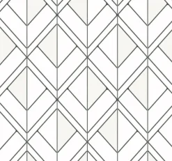 York GM7552 White Diamond Shadow Wallpaper