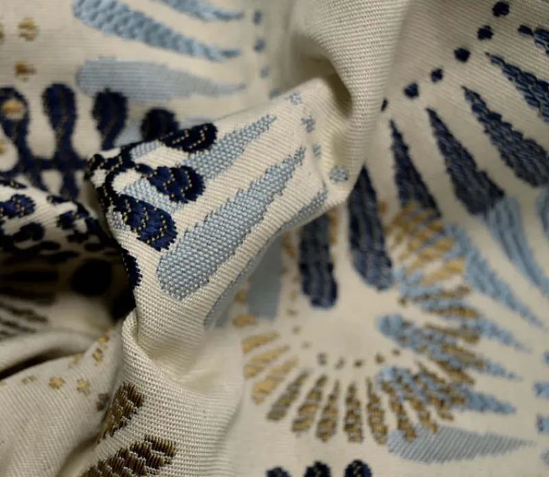 Tempo Grand Carousel Indigo Fabric