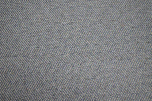 Stock/Closeout Herringbone Tweed Blue KB Fabric