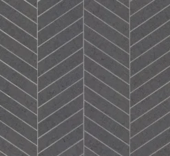 York HO2107 Dark Gray Atelier Herringbone Wallpaper