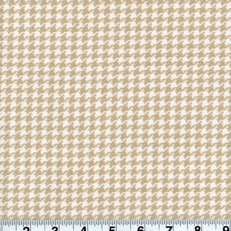 Heritage/Roth Houndstooth Sand Fabric