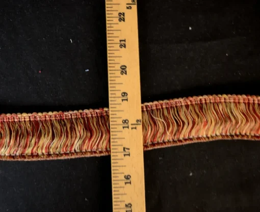 Classical Elements HP500 3 Red Gold Brush Fringe Trim