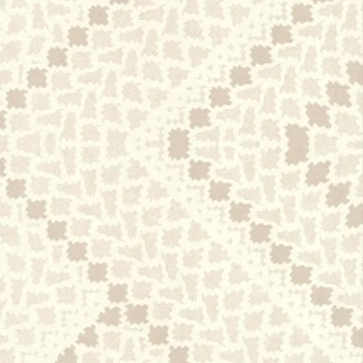 Brewster Kilim Champagne Aztec Diamond Wallpaper