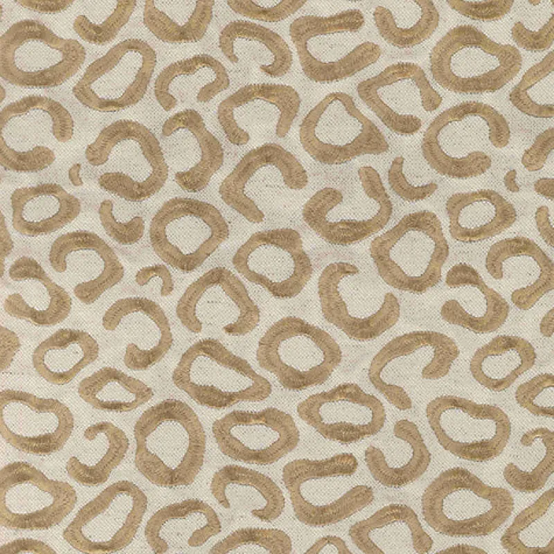 Regal Kitty Linen Gold Fabric