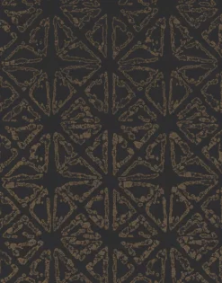 York KT2110 Black/Gold Empire Diamond Wallpaper