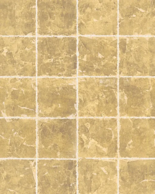 York KT2102 Gold Metal Leaf Squares Wallpaper
