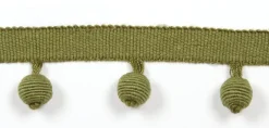 Europatex Le Lin Beaded Fringe Leaf Trim