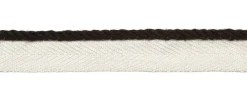 Europatex Le Lin 1/8" Micro Cord Black Trim