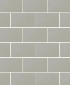 Brewster 2836-M1123 Angelo Grey Subway Tile Wallpaper