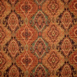 Stock/Merrimac M9842 Garnet Tapestry Damask Upholstery Fabric