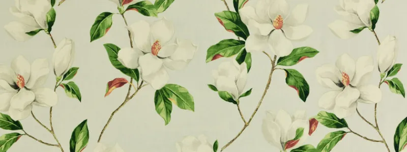 Covington Magnolia 191 Pearl Grey Fabric