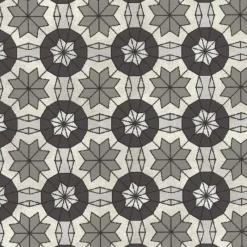 Brewster Marqueterie Grey Mosaic Geometric Wallpaper