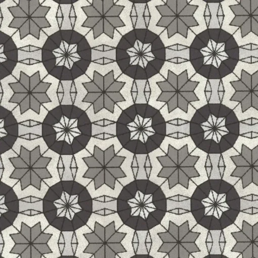 Brewster Marqueterie Grey Mosaic Geometric Wallpaper