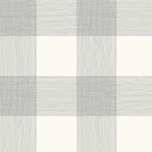 Stock/York ME1520 Common Threads Black White Buffalo Check Magnolia Home Wallpaper