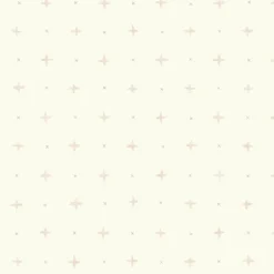 York MK1101 Cross Stitch Pink Wallpaper