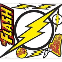 York/RoomMates Murals Classic THE FLASH Logo Giant Wall Decal Mural