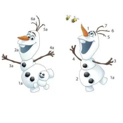 York/RoomMates Murals Disney Frozen Fever Olaf Wall Decals Mural