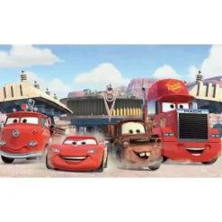 York Murals Disney Pixar Cars Friends to the Finish Pre-Pasted Mural