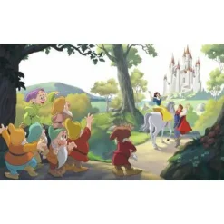 York Murals Disney Snow White Happily Ever After Pre-Pasted Mural