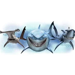 York/RoomMates Murals Finding Nemo Sharks Giant Wall Decal Mural