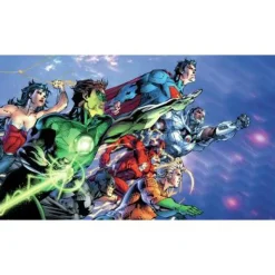 York Murals Justice League Pre-Pasted Mural