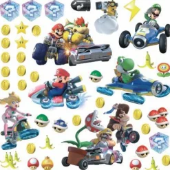 York/RoomMates Murals Mario Kart 8 Wall Decals Mural