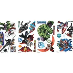 York/RoomMates Murals Marvel's Avengers Assemble Wall Decals Mural