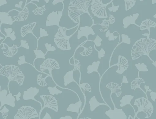 York NA0573 Blue Gingko Trail Wallpaper