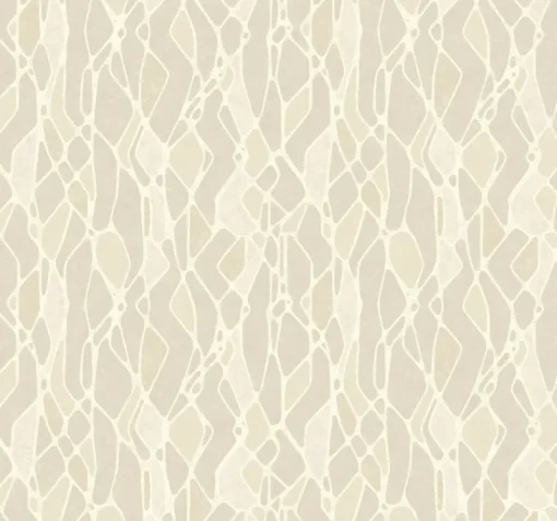 York NA0509 Taupe Stained Glass Wallpaper