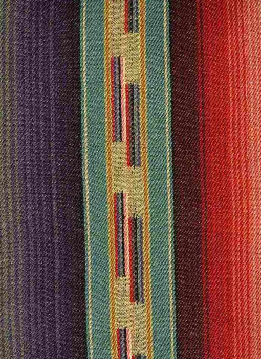 Laura Kiran Navajo Stripe Teal Multi Fabric