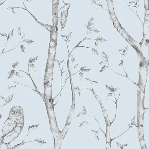 Brewster NU1413 Blue Woods Peel And Stick Wallpaper