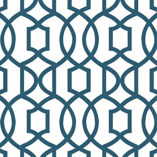 Brewster NU1648 Navy Grand Trellis Peel and Stick Wallpaper