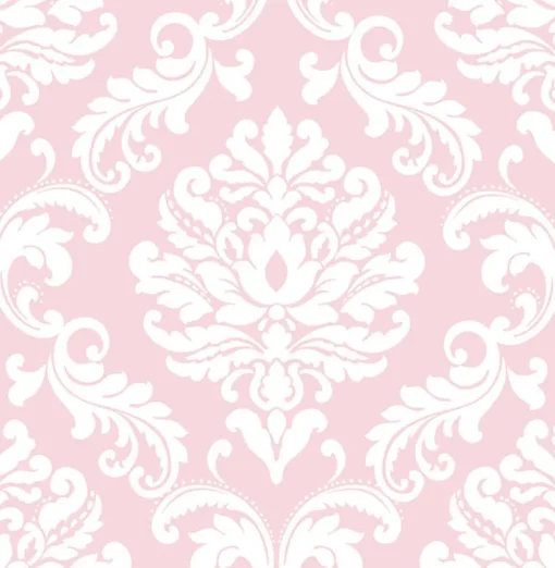 Brewster NU1397 Pink Ariel Peel And Stick Wallpaper